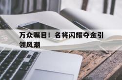 包含万众瞩目！名将闪耀夺金引领风潮的词条
