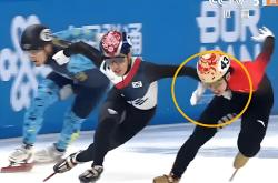 包含短道速滑赛场上掀起狂潮，冰上飞人争艳的词条